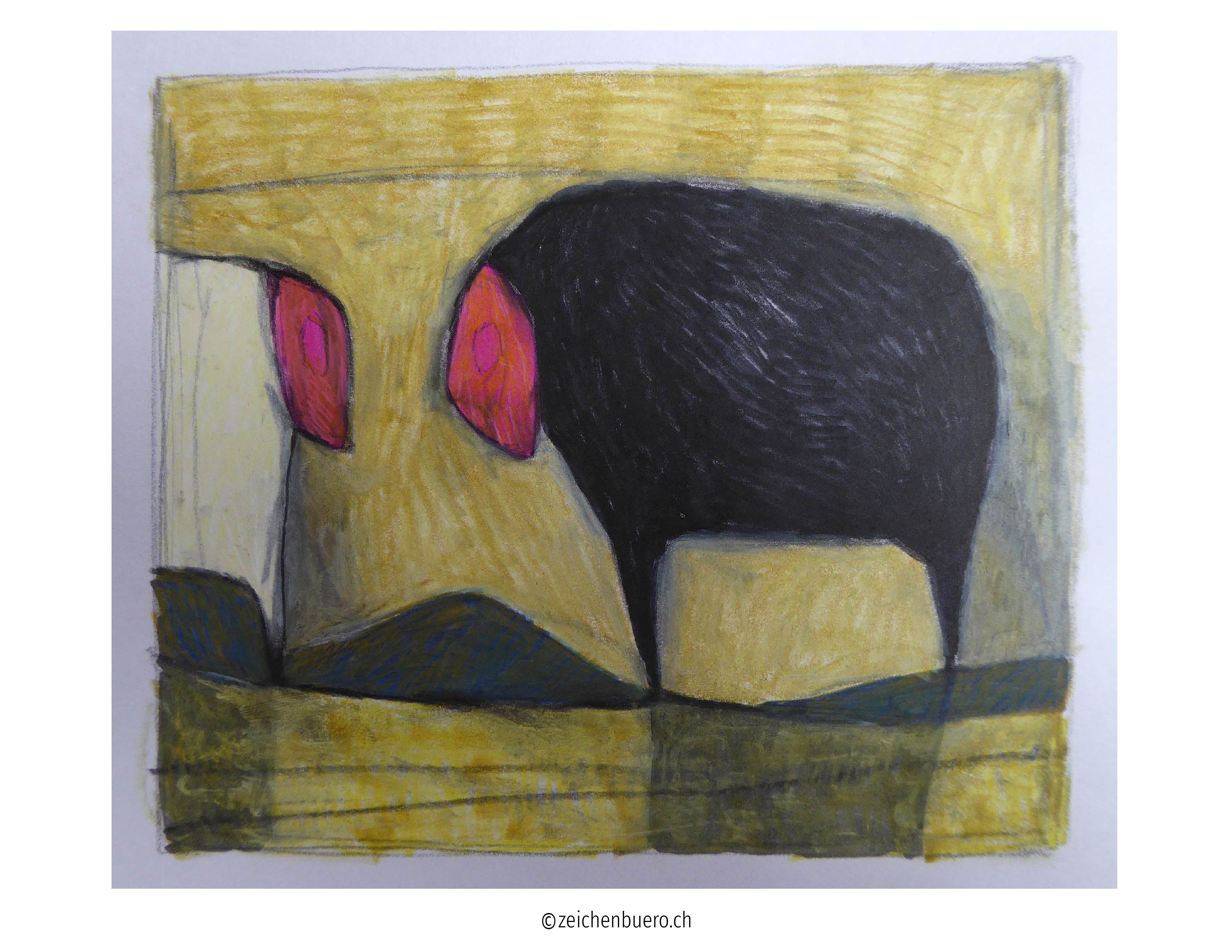 Weg an der Kirche vorbei